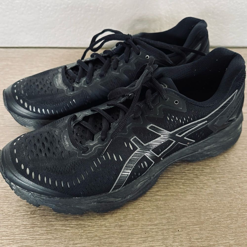 ASICS Black Athletic Sneakers Shoes 9.5